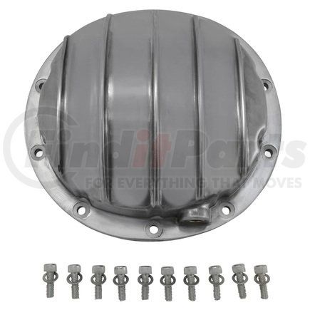 YUKON GEAR & AXLE YP C2-GM8.5-R Polished Aluminum Cover for 8.6", 8.2" and 8.5" GM rear