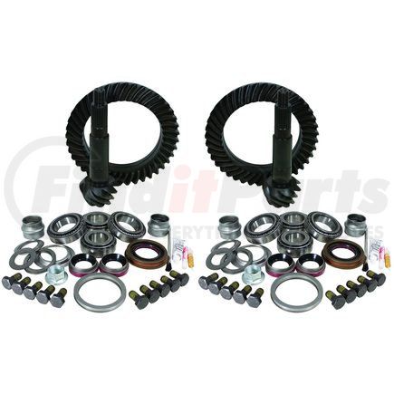 YUKON GEAR & AXLE YGK054 Yukon Gear & Install Kit package for Jeep JK Rubicon, 4.56 ratio