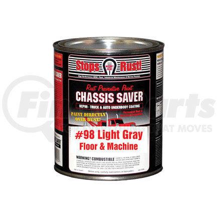 Magnet Paint Co UCP98-04 Chassis Saver Paint, Stops and Prevents Rust, Gray, 1 Quart Can