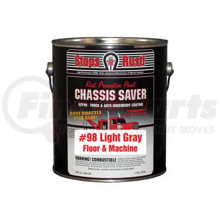 Magnet Paint Co UCP98-01 Chassis Saver Paint, Stops and Prevents Rust, Gray, 1 Gallon Can