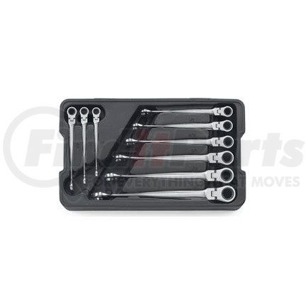 GEARWRENCH 85298 9 pc. X-Beam Flex Combination Ratcheting Wrench Set - SAE