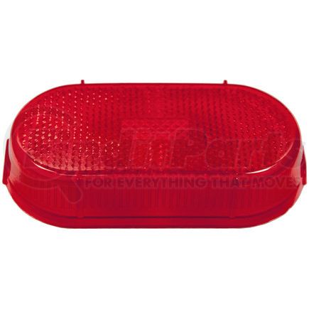 Peterson Lighting 108-15R 108-15 Clearance/Side Marker with Reflector Replacement Lens - Red Lens