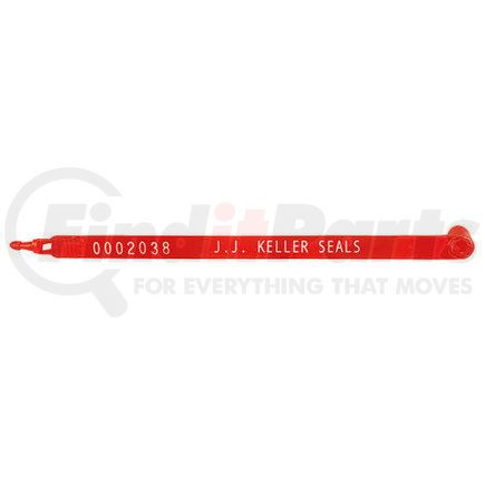 JJ Keller 194 Plastic Trailer Seal - Red, Stock