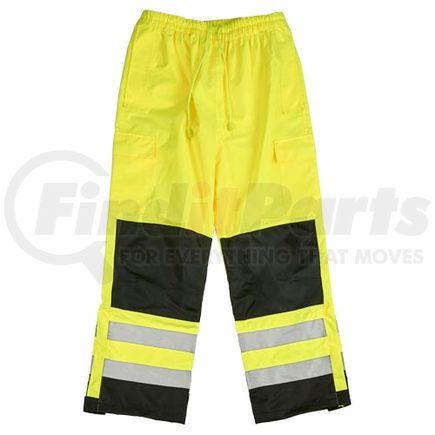 JJ Keller 63372 ANSI/ISEA 107-2015 Class E compliant rain pants helps keep your employees safe and dry.