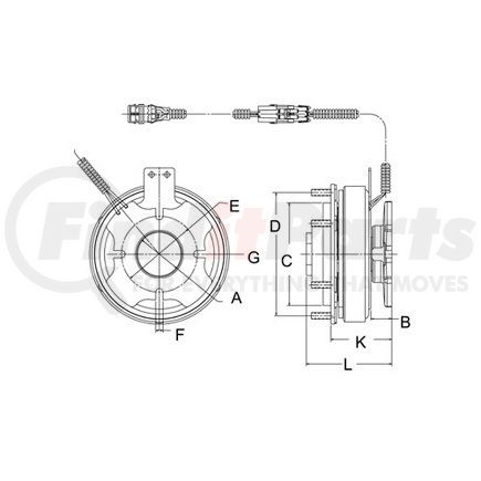 Horton 996146 CLUTCH EC600 12V 127 PLT