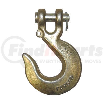 Ancra 50019-12 Slip Hooks G70 - Zinc Plated - No Latch, 3/8", 5,250 lbs. WLL