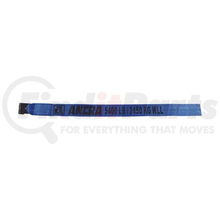 Ancra 43795-40-30 4"x30' Strap w/41766-18 Flat Hook - Blue Webbing