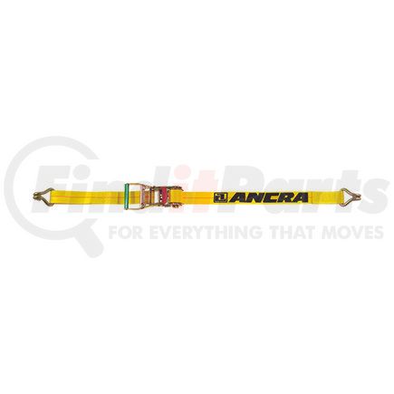 Ancra 45982-43-30-WK 2" x 30' Ratchet Strap w/43120-13 Wire Hooks, With