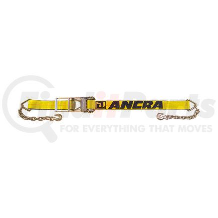 Ancra 48987-24 3" x 27' Ratchet Strap w/43366-12 Chain Anchors- 5