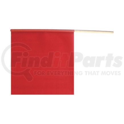 Ancra 49893-10 18" x 18" Safety flag & Wooden Dowel