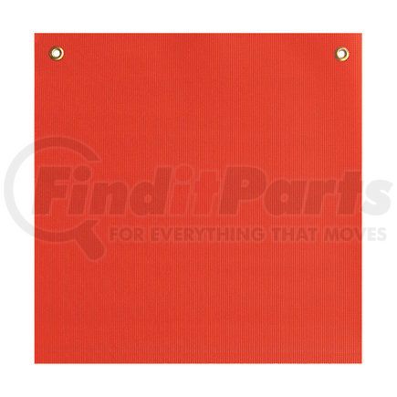 Ancra 49893-14 18" x 18" PVC coated Orange Flag w/ Grommets