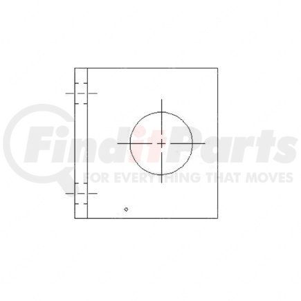 Freightliner 310228002 BRACKET MUF MTG BRC 3.25