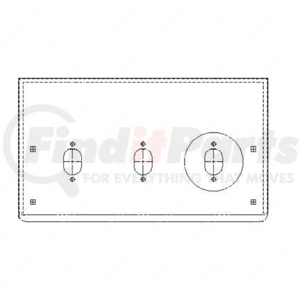 Freightliner 324503000 SHIELD AIR CLEANER