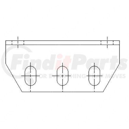 Freightliner 415968000 BRACKET EXH PP L BEND 2