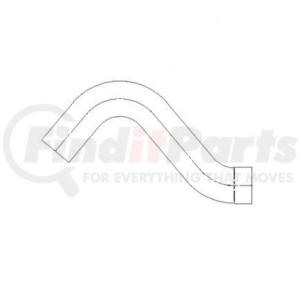 Freightliner 417933000 PIPE EXH MUF OUT OVR D