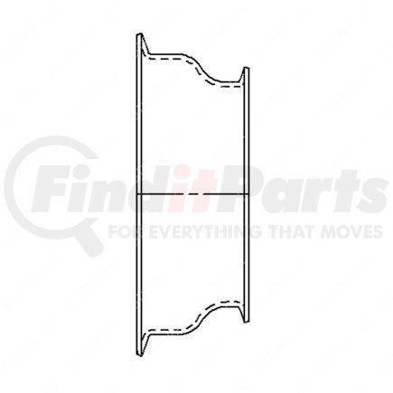 Freightliner 418868000 PIPE EXH ENG OUT SHORT