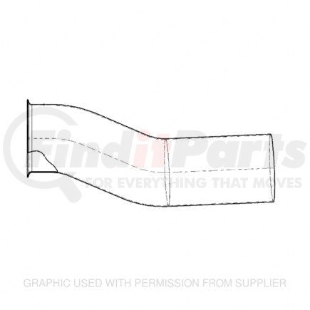 Freightliner 424021000 PIPE TURBO 109BBC C15 10.7