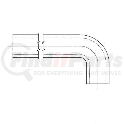 Freightliner 520948000 HOSE HEATER MOLDED 5/8