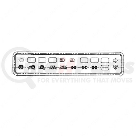 Freightliner 648521000 LITE ASM LITE BAR