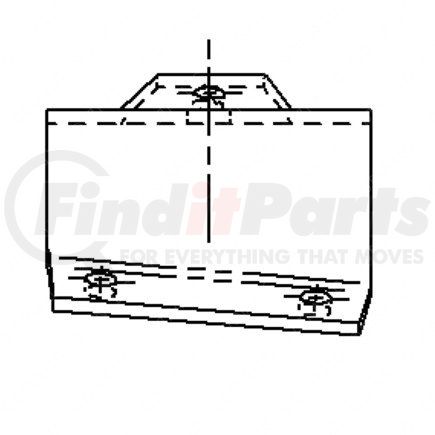 Freightliner 620072001 BRACKET LIGHT BLACKOUT FR