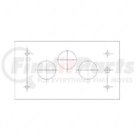 Freightliner 636524000 GASKET INV PASS THRU RH