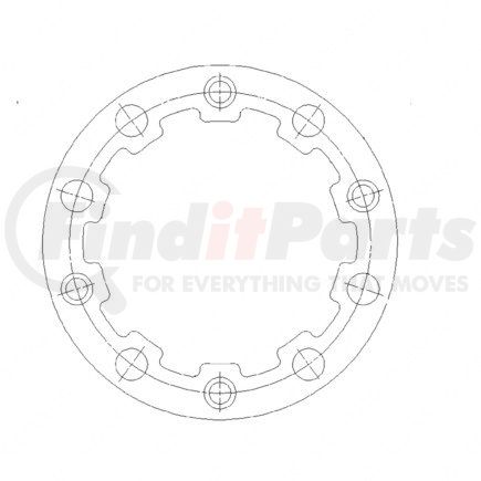 Freightliner 1111412000 SPACER RING WHEEL