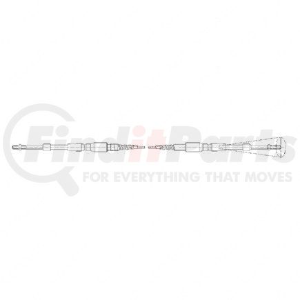 Freightliner 718226017 CABLE AUTO TRANS COL