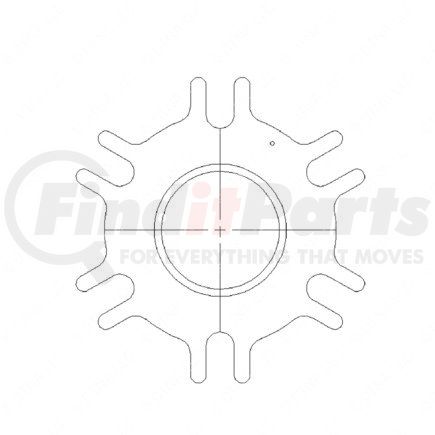 Freightliner 01-14574-075 SPACER-FAN PILOT,3/4