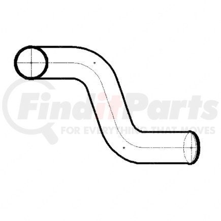 Freightliner 01-23333-000 TUBE-CAC,L/H,M11