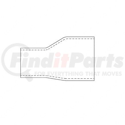 Freightliner 01-24003-000 HOSE-Y,2X57.1 ID,88.9