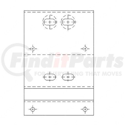 Freightliner 12-13696-000 BRACKET AIR DRYER ADA/9