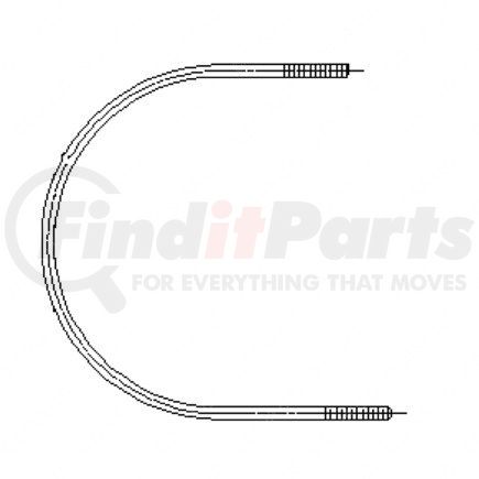 Freightliner 12-16737-000 U-BOLT,AIR TANK,3/8-16