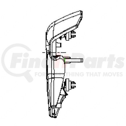 Freightliner 14-19440-000 CAP-STEERING WHEEL,CENTER,W/ L