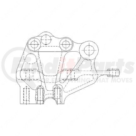 Freightliner 15-12182-002 BRKT-FRONT SUSP,FRONT