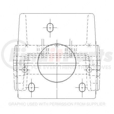 Freightliner 15-12621-002 BRACKET X/M FRT CAB MNT