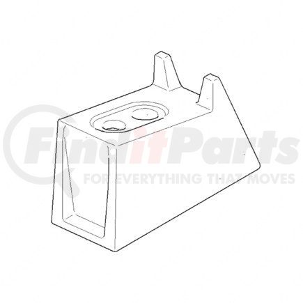 Freightliner 16-16255-000 SEAT-AXLE RR,TOP,10 DE