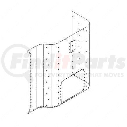Freightliner 18-28227-001 SKIN,SIDE 48 in. SLPR