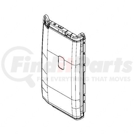 Freightliner 18-71492-000 PANEL-BODY SIDE,36,VENT,LH