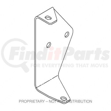 Freightliner 21-25441-001 BRACKET-MTG,BMPR R/H