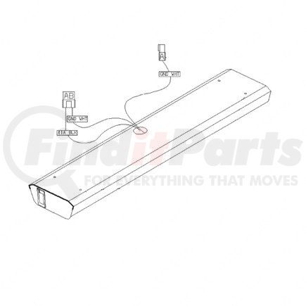 Freightliner 22-40189-001 LAMP, INT.FLURE.SCNT