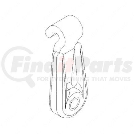 Freightliner 22-43293-000 LATCH-RUBBER,DCKPLT