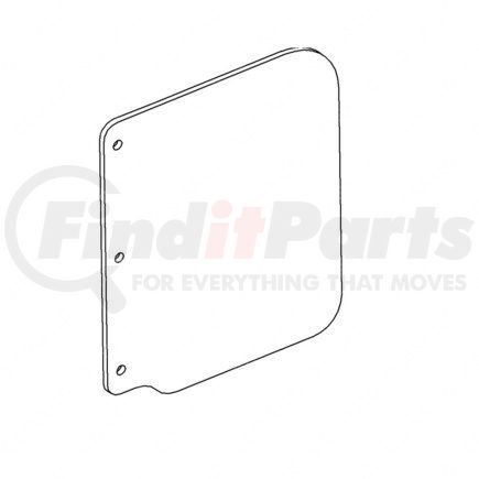 Freightliner 22-43365-001 FLAP-RH BK,TRIM TAB,58