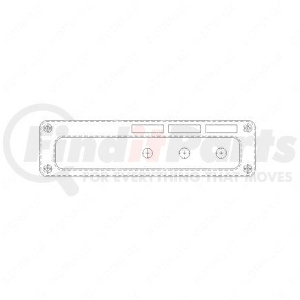 Freightliner 22-25266-005 PANEL,SWITCH,BLANK,WOO