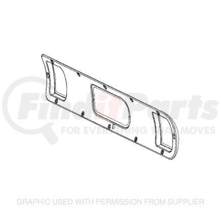 Freightliner 22-49635-004 PANEL-BLANK,SPKR,LAMP,