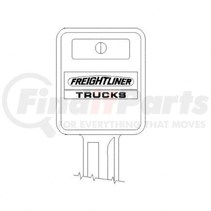 Freightliner 22-52690-000 KEY-IGNITION SWITCH,W/