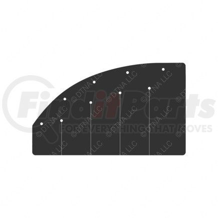 Freightliner 22-74087-000 SHIELD-SPLASH,HOOD,108SD SA,LH