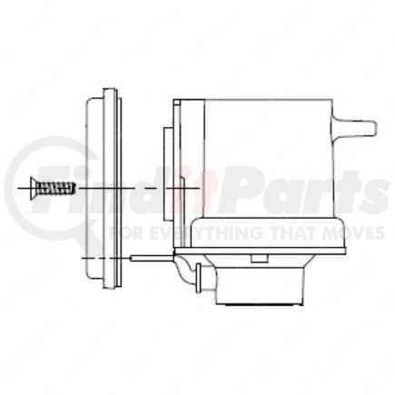 Freightliner 22-73304-001 INDICATOR-AIR RESTR,DASH,18",C