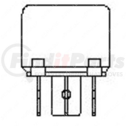 Freightliner 23-11276-021 RLY-12V,MINI ISO,SPST-NO,40A