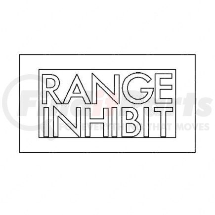 Freightliner 24-01840-028 LEGEND-RANGE INHIBIT