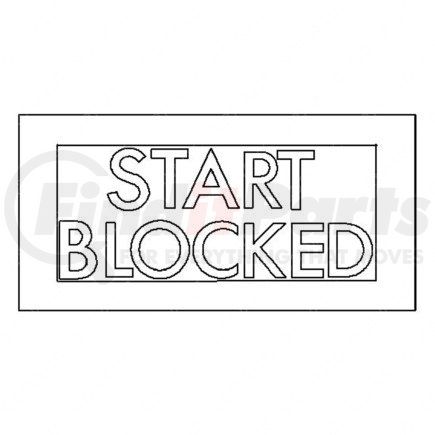 Freightliner 24-01840-060 LEGEND-START BLOCKED